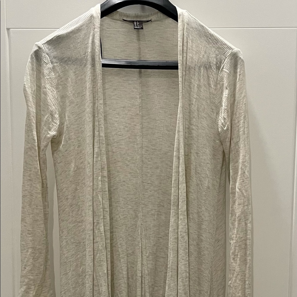 Womens forever 21 cream long cardigan small - Picture 2 of 4